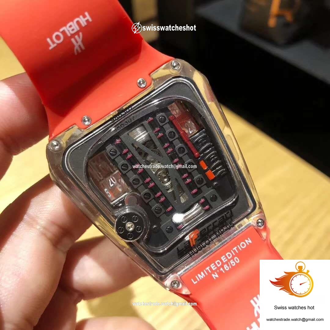 Hublot LaFerrari MP-05 Red Rubber Strap Black Dial 8