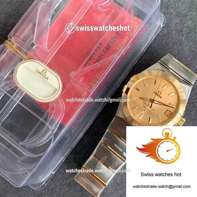Omega Constellation 123.20.38.21.08.001 VS Factory Yellow Gold 9