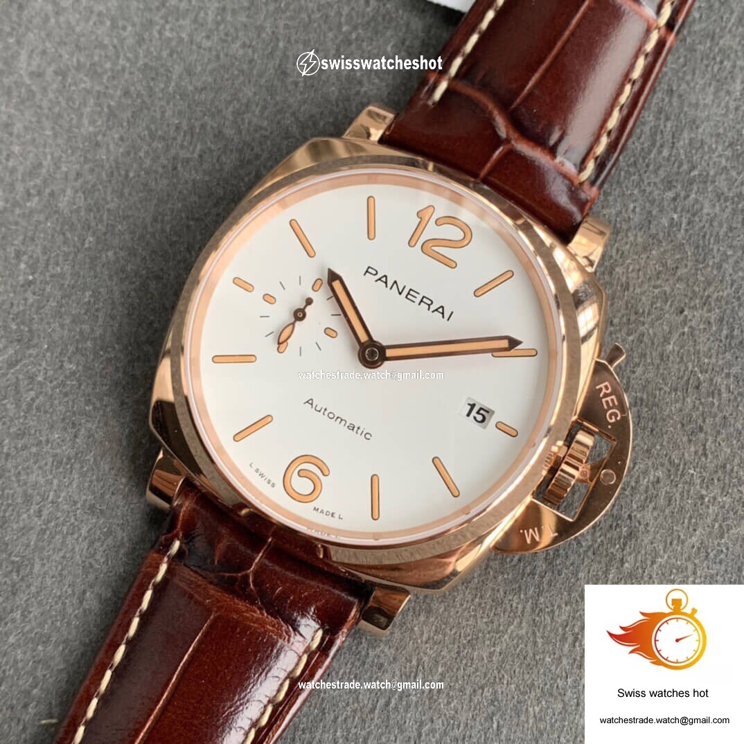 Panerai Luminor PAM01042 VS Factory White Dial 9