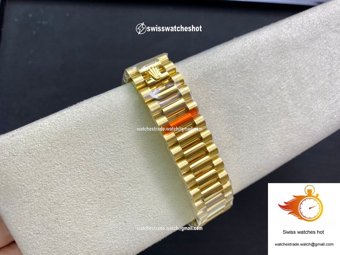 Rolex Day Date M128348RBR-0035 EW Factory Yellow Gold 9