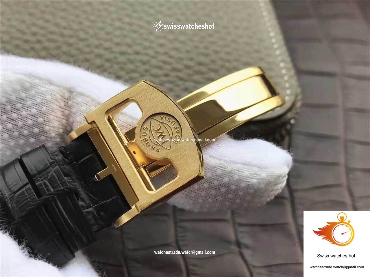 IWC Portugieser IW500101 ZF Factory Yellow Gold Case 9