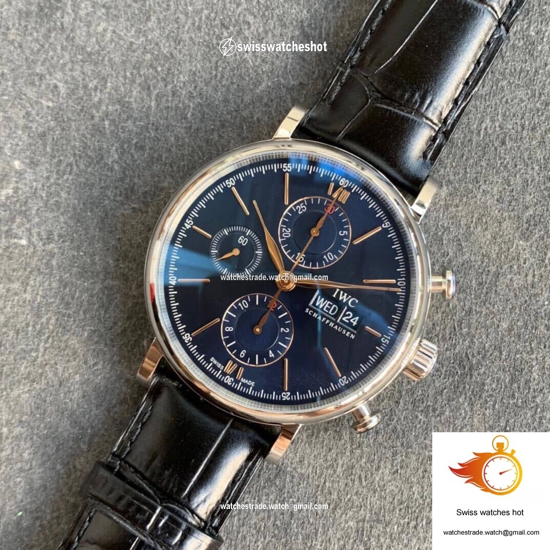 IWC Portofino IW391036 ZF Factory Stainless Steel Blue Dial 9
