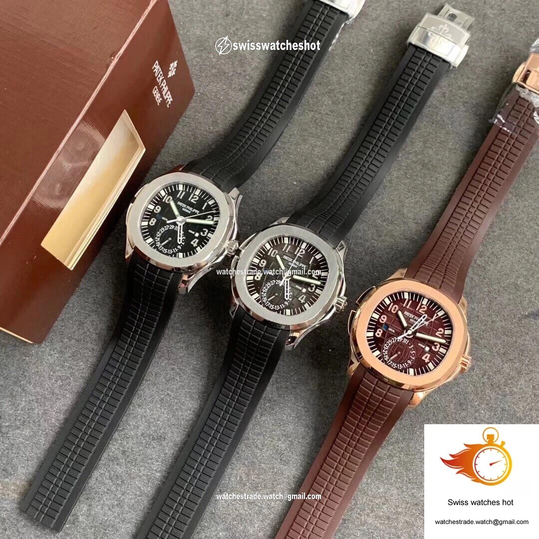 Patek Philippe Aquanaut 5164R-001 GR Factory Rose Gold Brown Dial 9