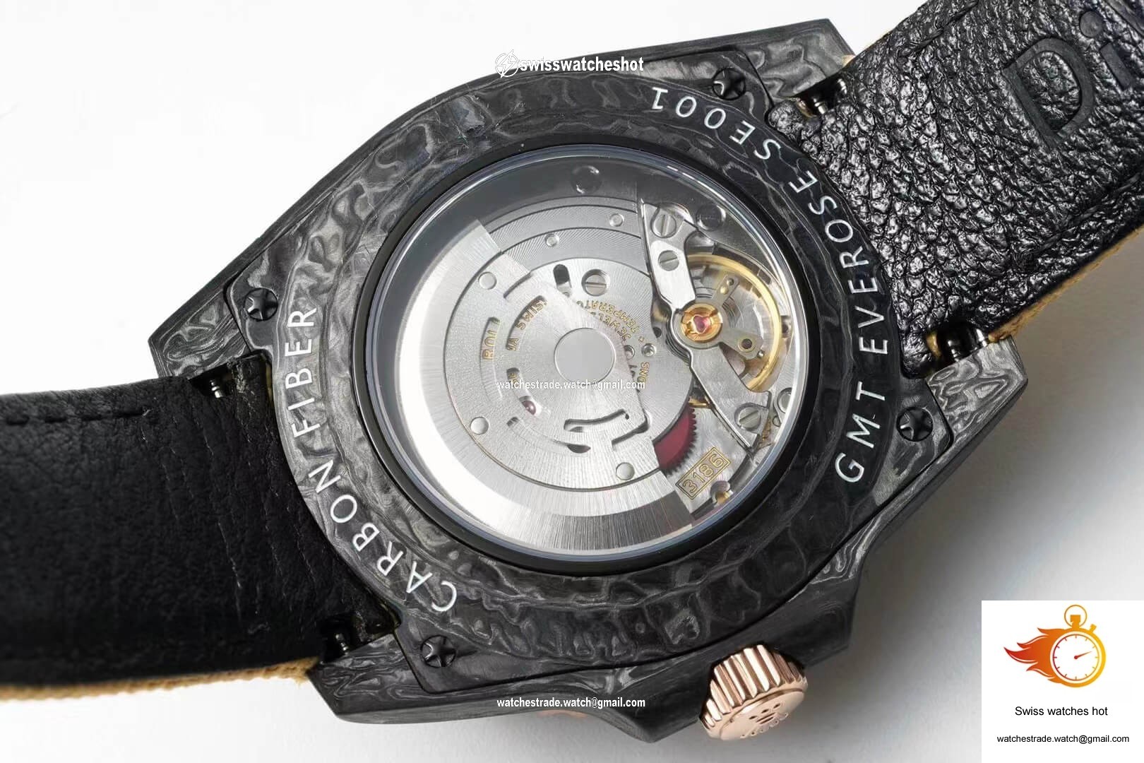 Rolex GMT-MASTER II Diw Carbon Fiber Yellow Fabric Strap 9