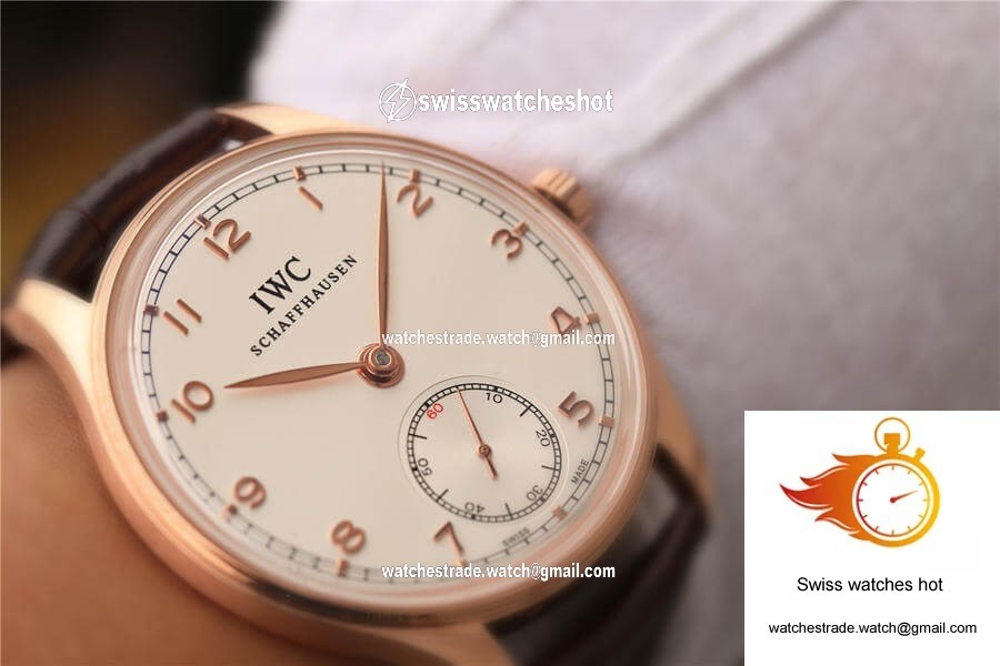 IWC Portuguese IW545409 ZF Factory Rose Gold White Dial 9