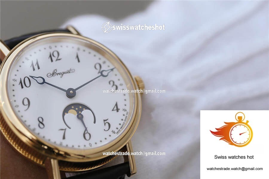 Breguet Classique Moonphase 9087BB/29/964 TW Factory Yellow Gold 9