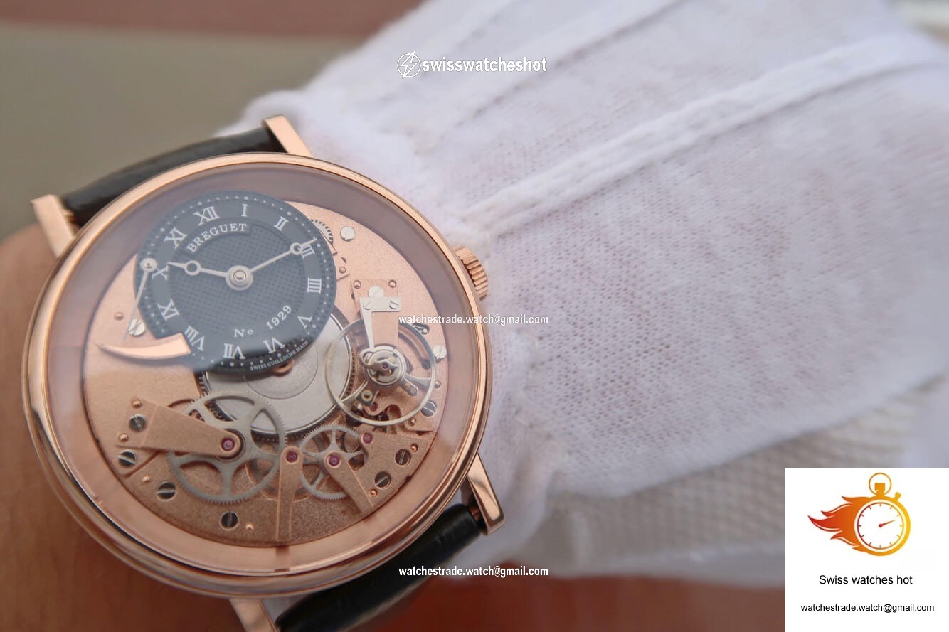 Breguet Tradition 7057BR/R9/9W6 Rose Gold Skeleton Dial 9