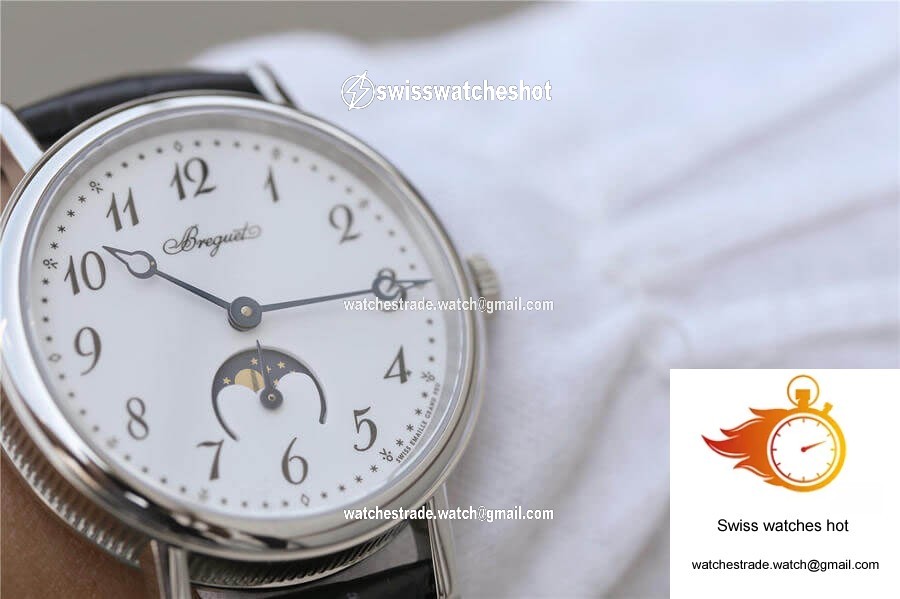 Breguet Classique Moonphase 9087BB/29/964 TW Factory White Dial 9