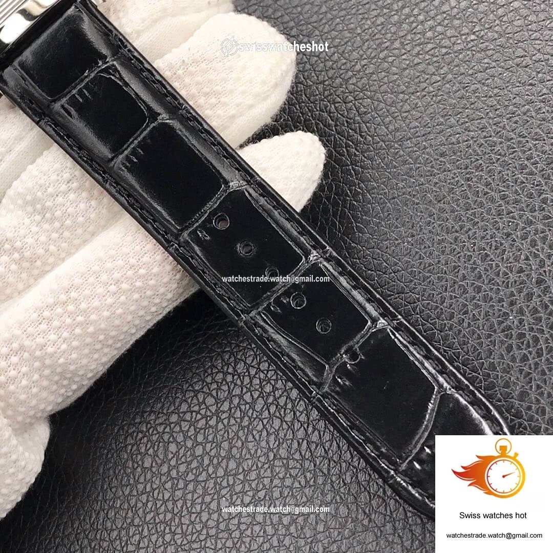 Jaeger LeCoultre Reverso Tribute Double-sided Double Time Zone Flip MG Factory White Dial 9