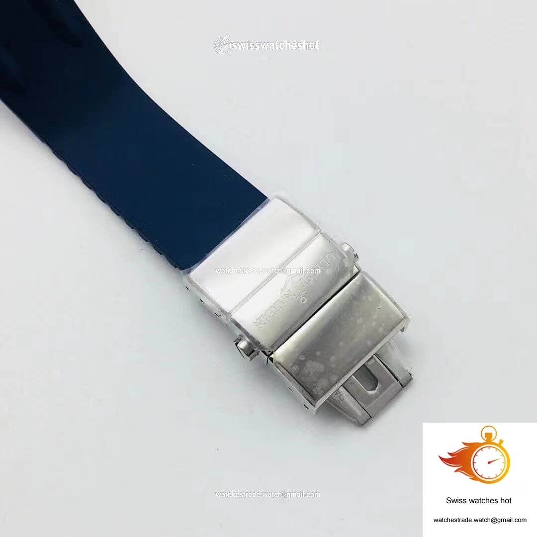 Ulysse Nardin El Toro 320-00/BQ TW Factory Ceramics Blue Dial 9