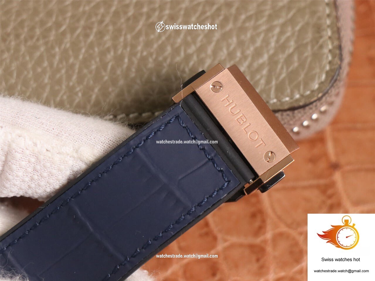 Hublot Classic Fusion 511.OX.7180.LR WWF Factory Rose Gold Blue Dial 9