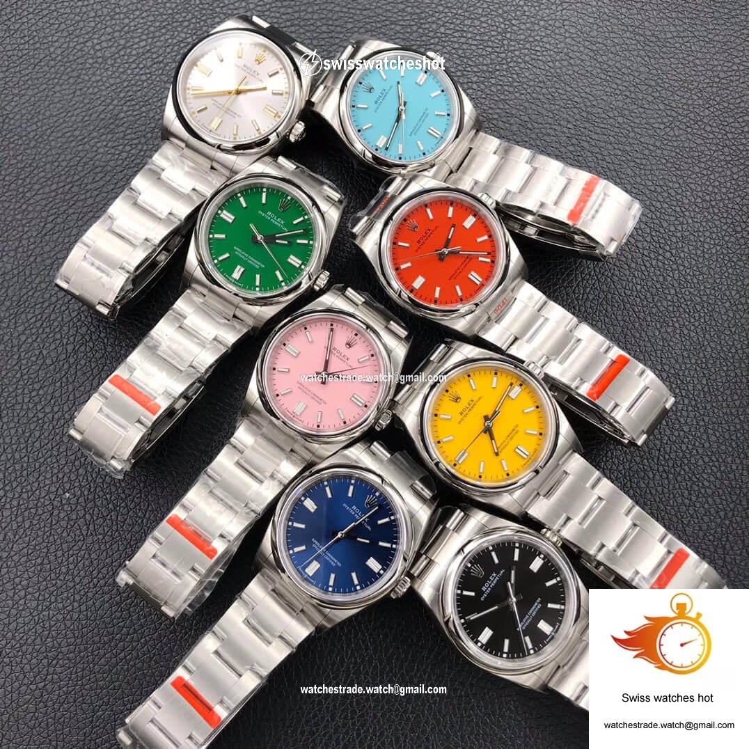 Rolex Oyster Perpetual M126000-0008 36MM EW Factory Candy Pink Dial 9