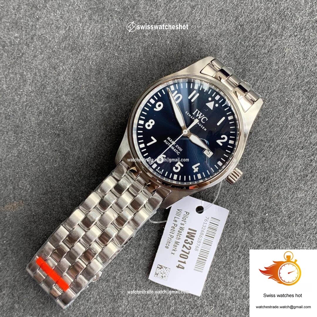 IWC Pilot IW327014 V7 Factory Blue Dial 9