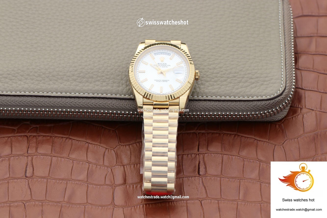 Rolex Day-Date M228238-0008 EW Factory Silver Dial 9
