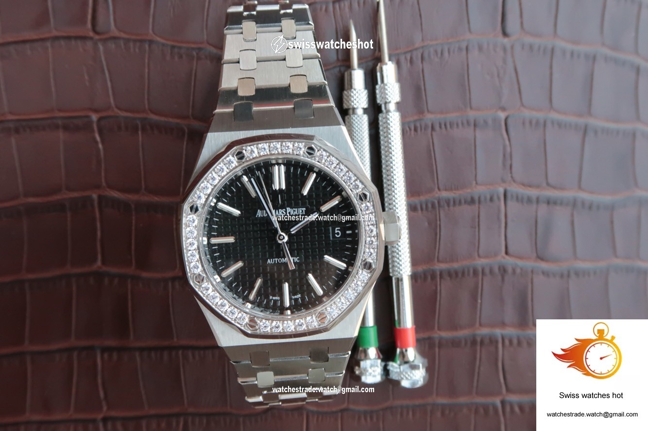Audemars Piguet Royal Oak 15400/15450 Couple Watch JF Factory Black Dial 9