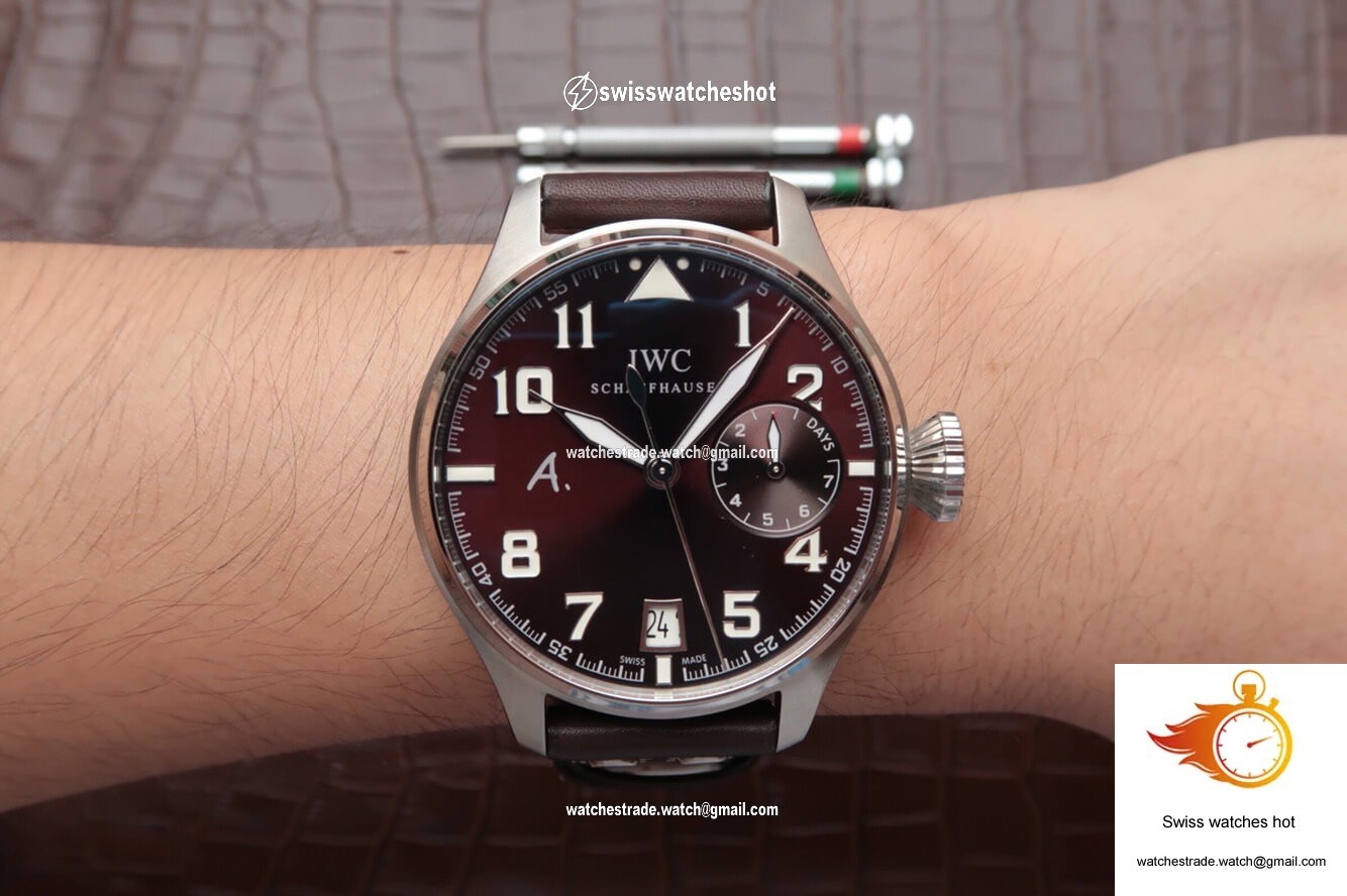 IWC Pilot IW500422 ZF Factory Brown Dial 9