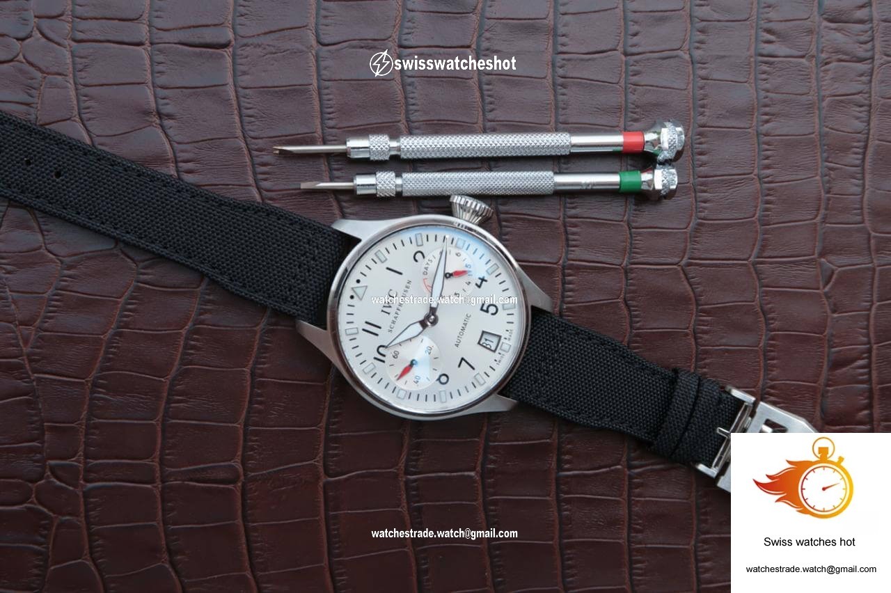 IWC Pilot 3777 Limited Edition ZF Factory White Dial 9