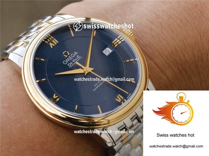 Omega De Ville 424.20.37.20.03.001 TW Factory Blue Dial 9