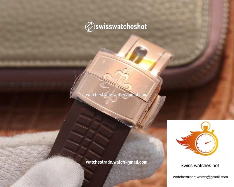 Patek Philippe Aquanaut 5167R-001 40mm ZF Factory Dark Brown Dial 9