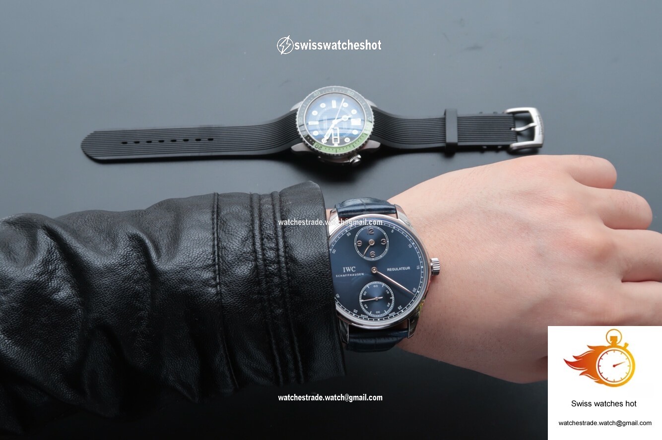 IWC Portugieser IW544401 YL Factory Blue Dial 9
