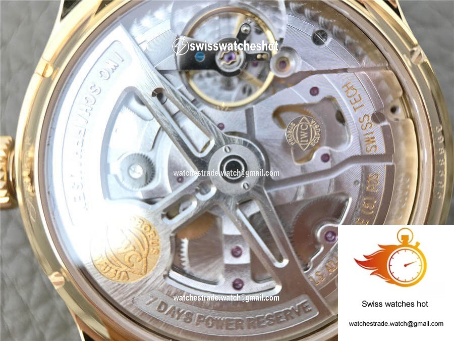 IWC Portugieser IW503502 YL Factory Gold Shell White Dial 9