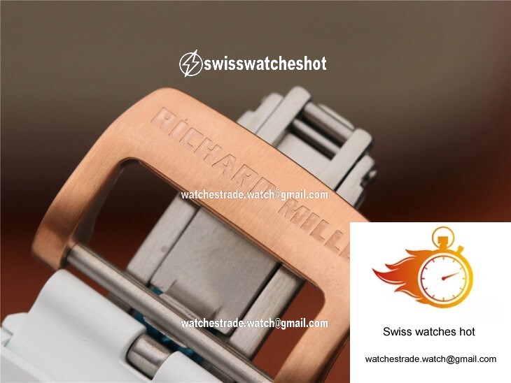 Richard Mille RM035 Americas KV Factory Rose Gold White Strap 9