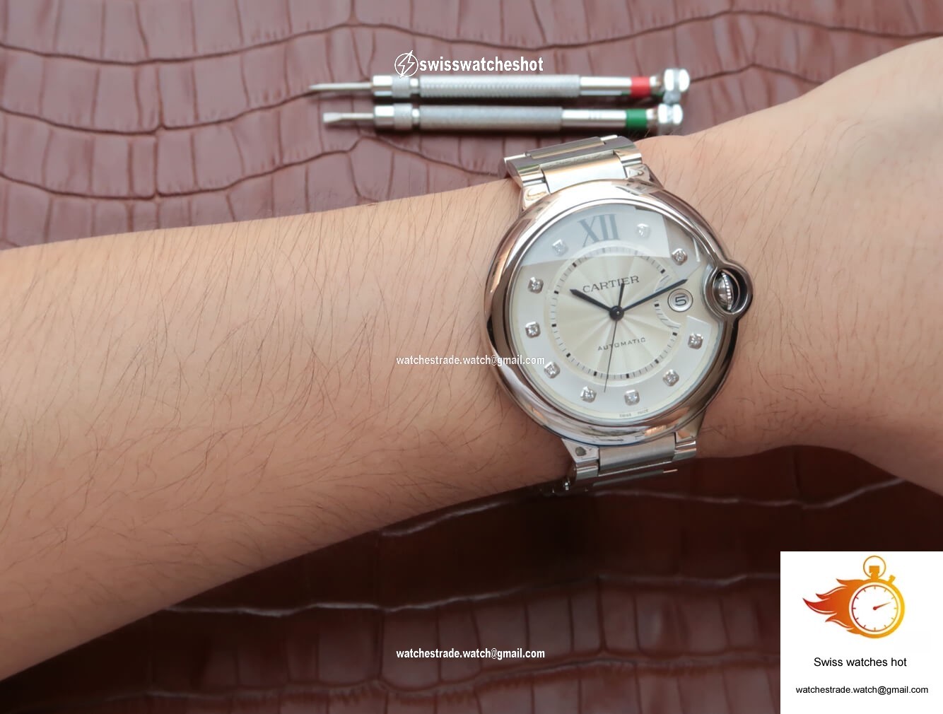 Ballon Bleu De Cartier WE902075 JF Factory Silver Dial 9