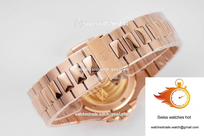 Patek Philippe Nautilus 5711/1R-001 PPF Factory V4 Rose Gold White Dial 9