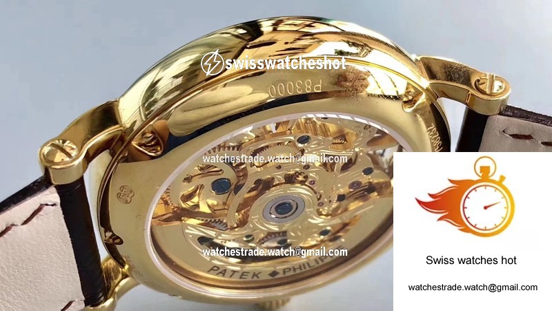 Patek Philippe Tourbillon Yellow Gold Skeleton Dial 9