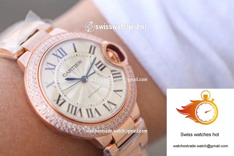 Ballon Bleu De Cartier 36MM WE902064 V9 Factory White Dial 9