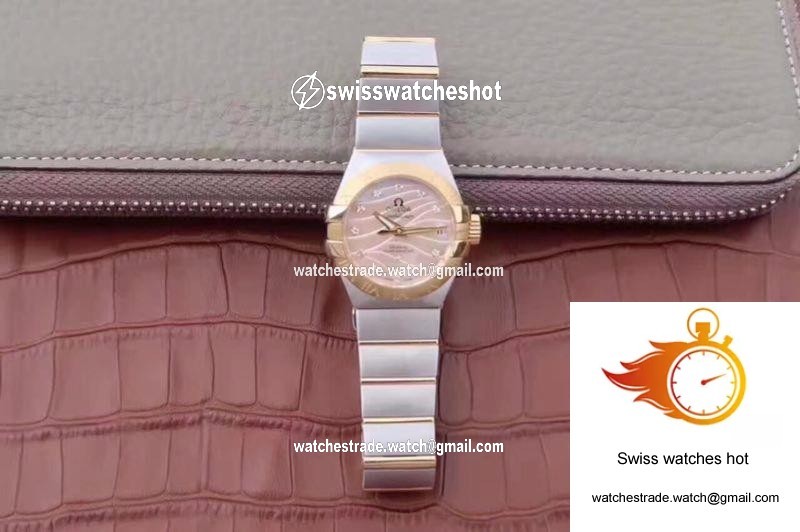 Omega Constellation Double Eagle Lady Yellow Mother-Of-Pearl Dial 27MM 3S Factory 9