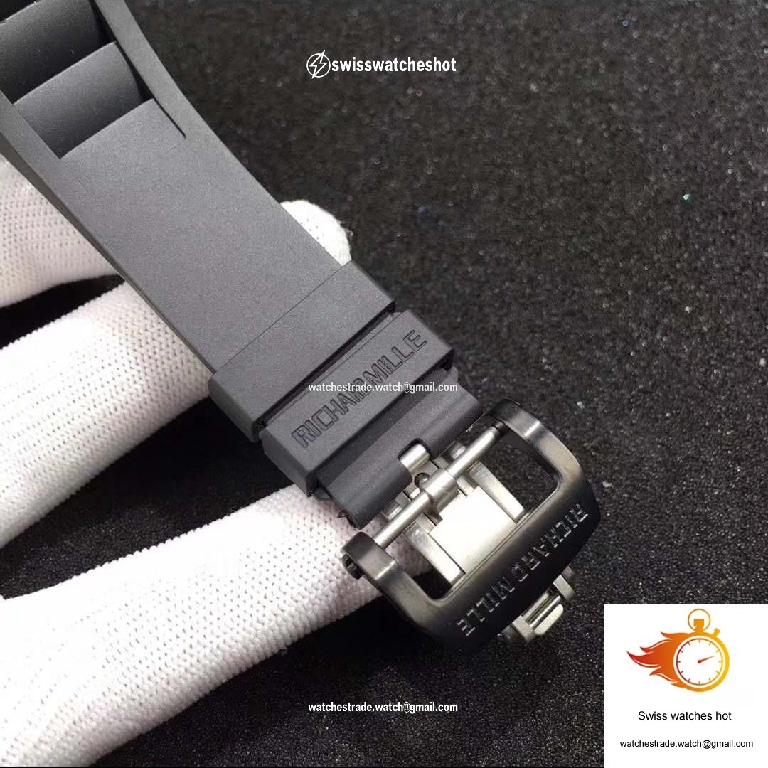 Richard Mille RM055 KV Factory Ceramic White Skeleton Dial 9