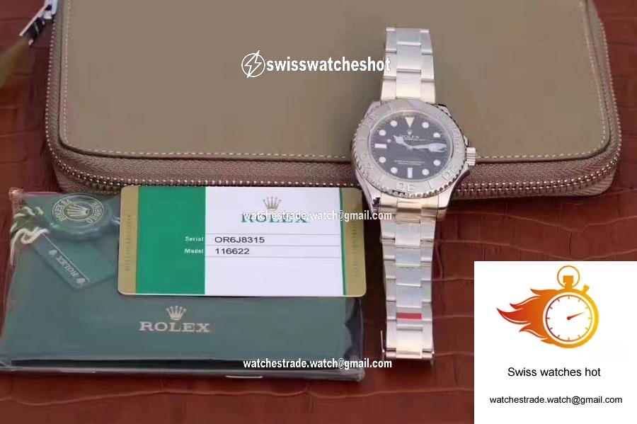 Rolex Yacht Master 116622 40mm EW Factory Black Dial 9