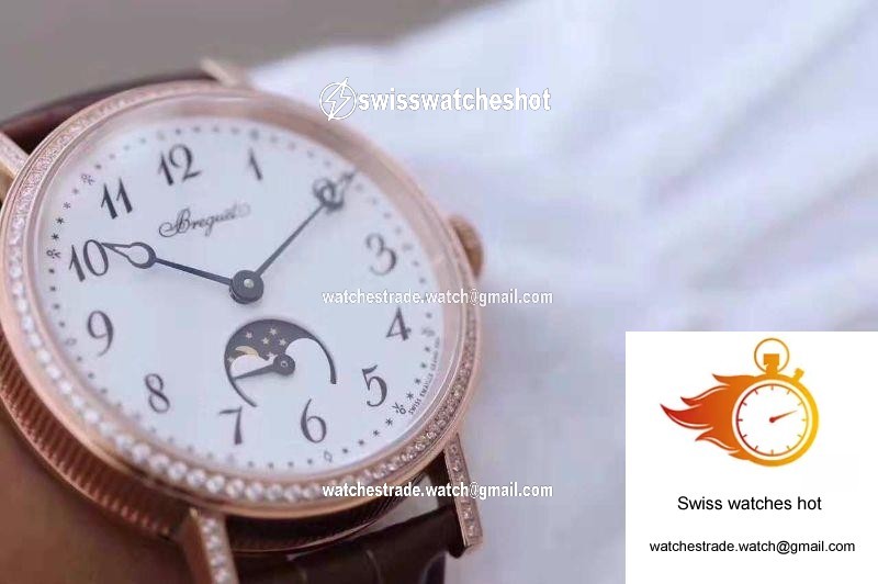 Breguet Classique Moonphase 9088BR/29/964/DD0D White Dial 9