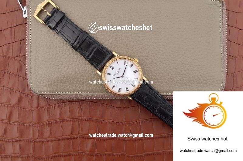 Patek Philippe Calatrava 5119G-002 Rose Gold White Dial 9
