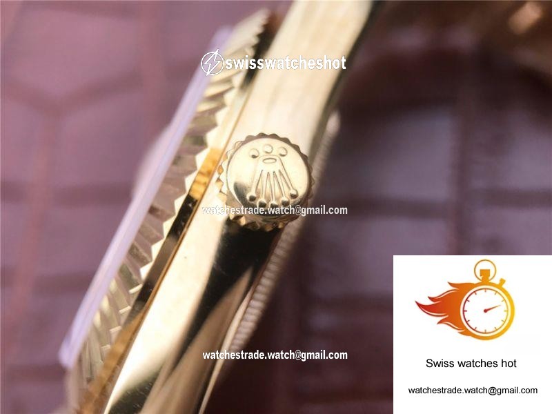 Rolex Day-Date II 218238 40MM EW Factory 18K Yellow Gold Dial 9