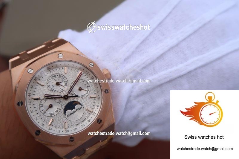 Audemars Piguet Royal Oak 41MM 26574OR.OO.1220OR.01 JF Factory White Dial 9