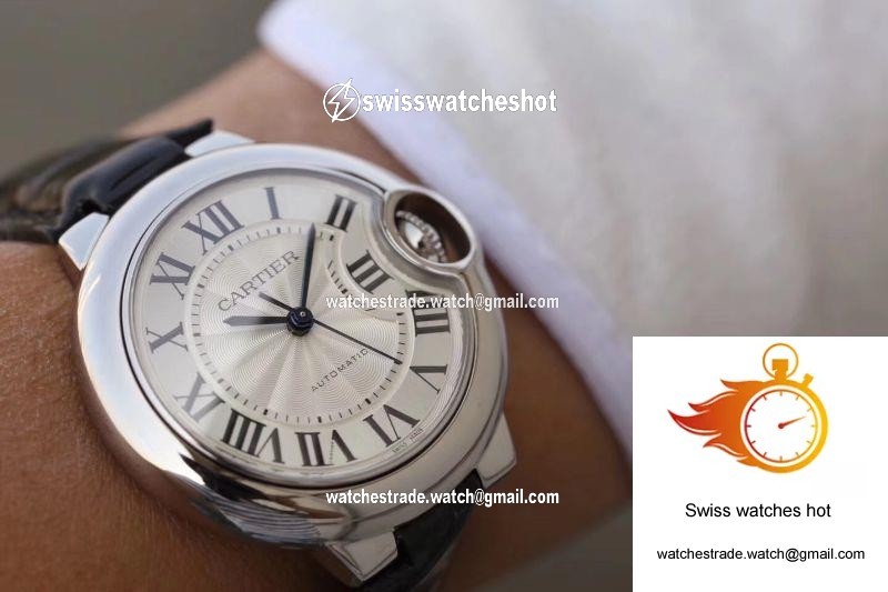 Ballon Bleu De Cartier 33mm W6920086 V6 Factory White Dial 9