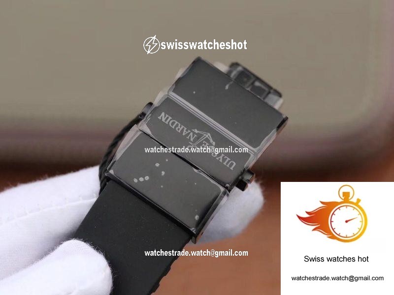 Ulysse Nardin El Toro 322-00-3 All Working GMT Calendar Grey Dial 9