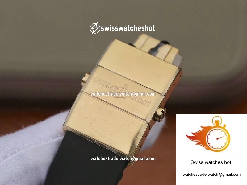 Ulysse Nardin El Toro 322-00-3 18K Yellow Gold Black Dial 9