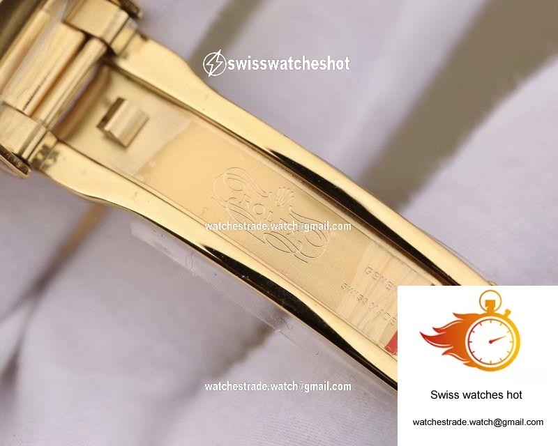 Rolex Daytona Cosmograph Rainbow 116598RBOW BL Factory Gold Dial 9