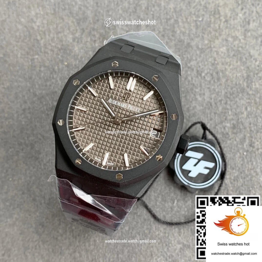 Audemars Piguet Royal Oak 15500 DLC Version ZF Factory Frosted Grey Dial 9