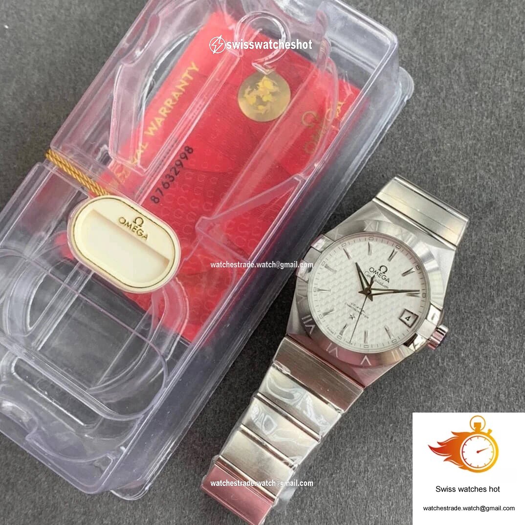 Omega Constellation 123.10.38.21.02.004 VS Factory Stainless Steel 9