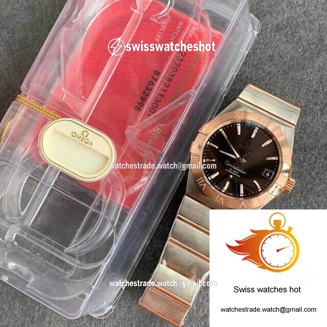 Omega Constellation 123.20.31.20.13.001 VS Factory Rose Gold 9