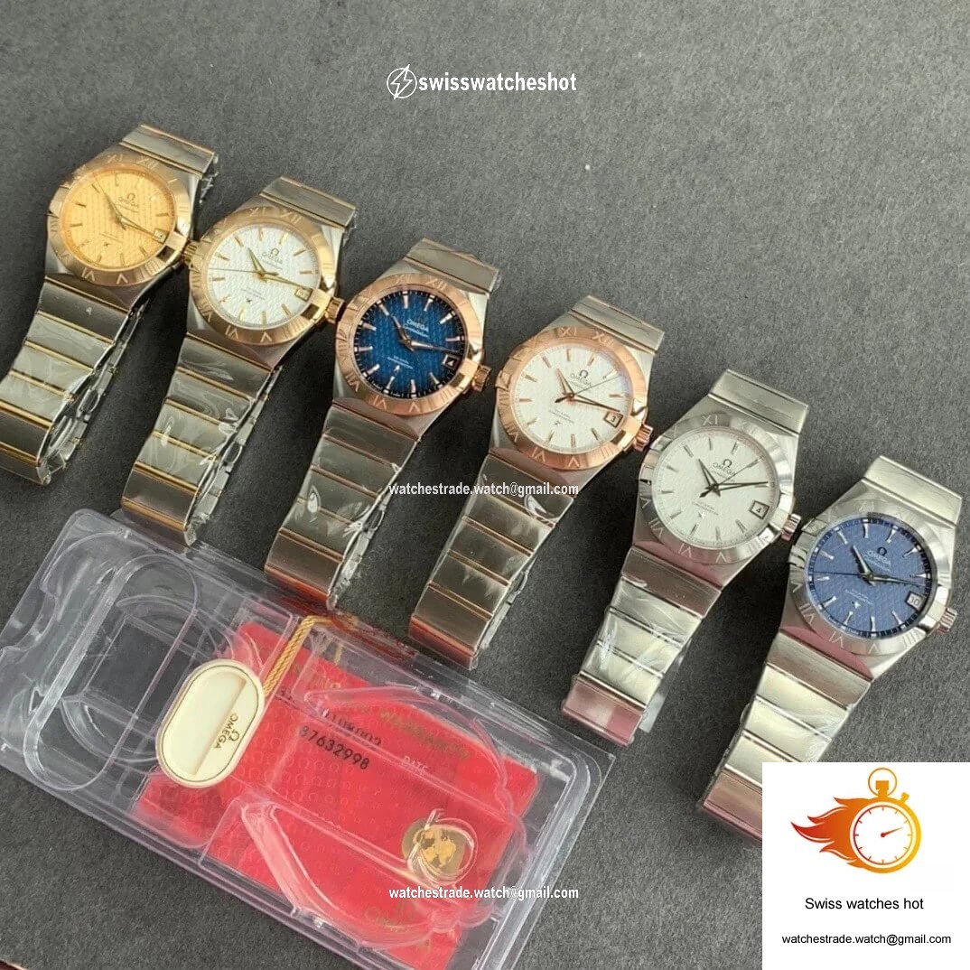Omega Constellation 123.20.38.21.03.001 VS Factory Rose Gold 9