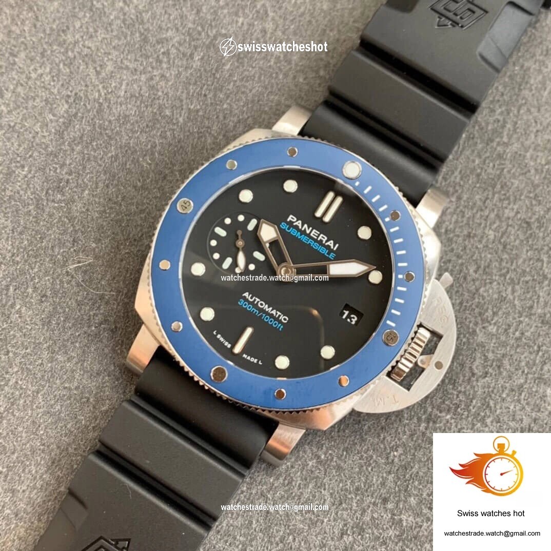 Panerai Submersible PAM01209 VS Factory Blue Bezel 9