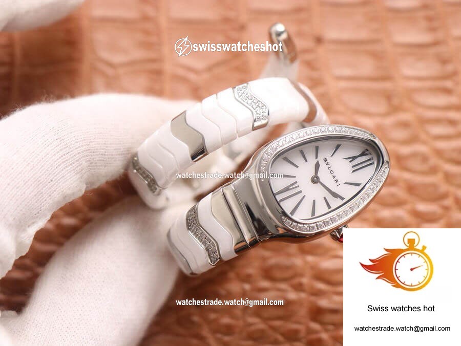 Bvlgari Serpenti BV Factory Stainless Steel Diamond Case 9