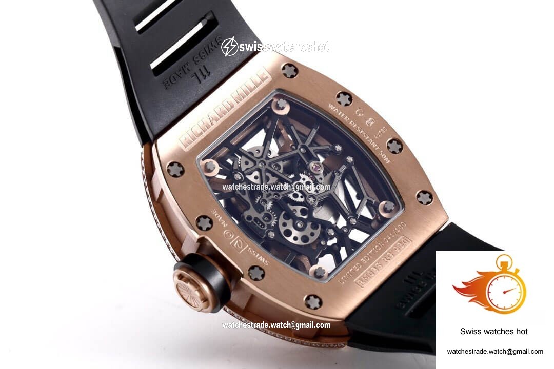Richard Mille RM035 Americas KV Factory Diamond Skeleton Dial 9