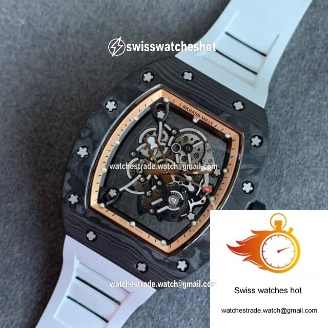 Richard Mille RM055 KV Factory V2 Carbon Fiber Skeleton Dial 9