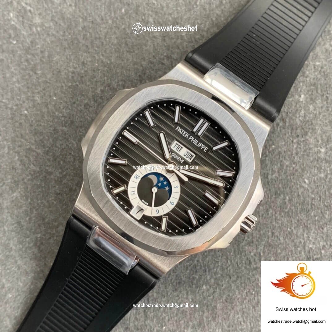 Patek Philippe Nautilus 5726 Moonphase GR Factory V2 Dark Grey Dial 9